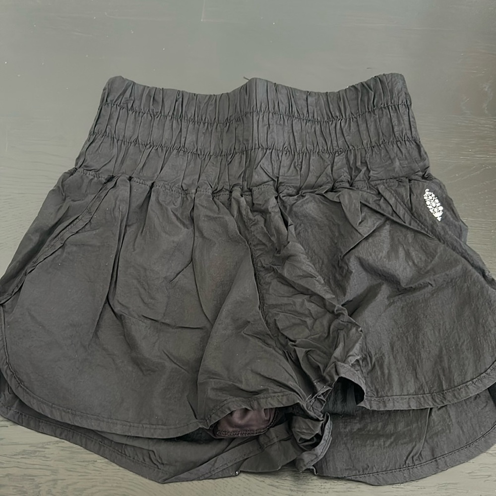 Black Free People High Waisted Shorts